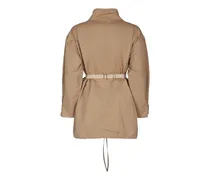 Women's Cotton-Linen Utility Dress Beige