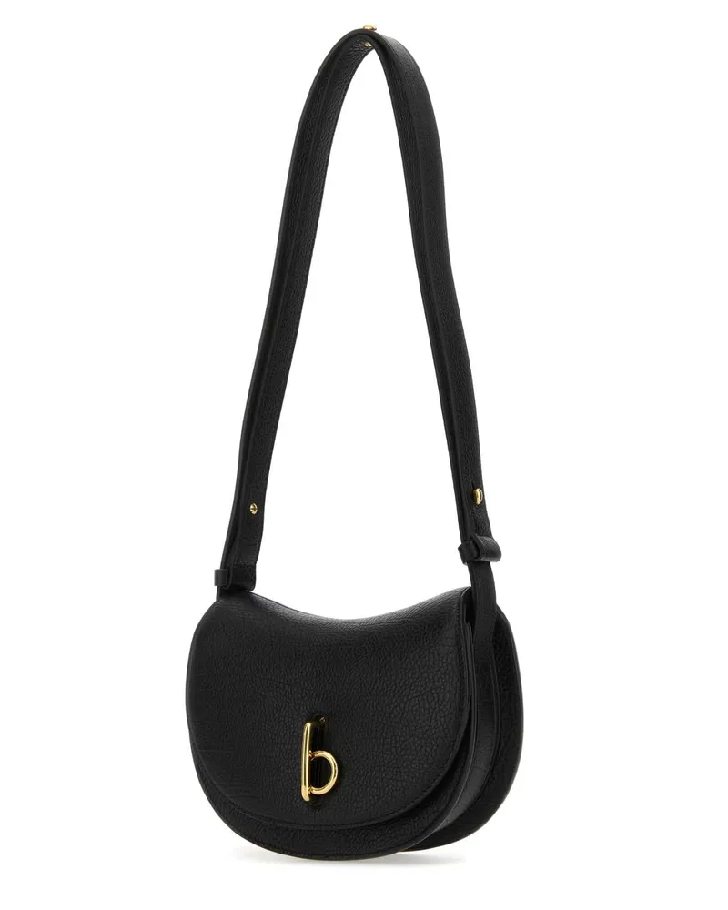 Burberry Women's Rocking Horse Shoulder Bag Black Calf Black