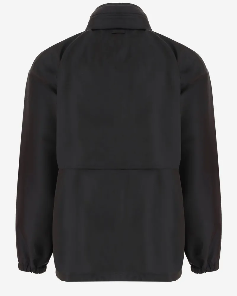 Saint Laurent Men's Nylon Jacket Ultramarine Blue Polyester Blue