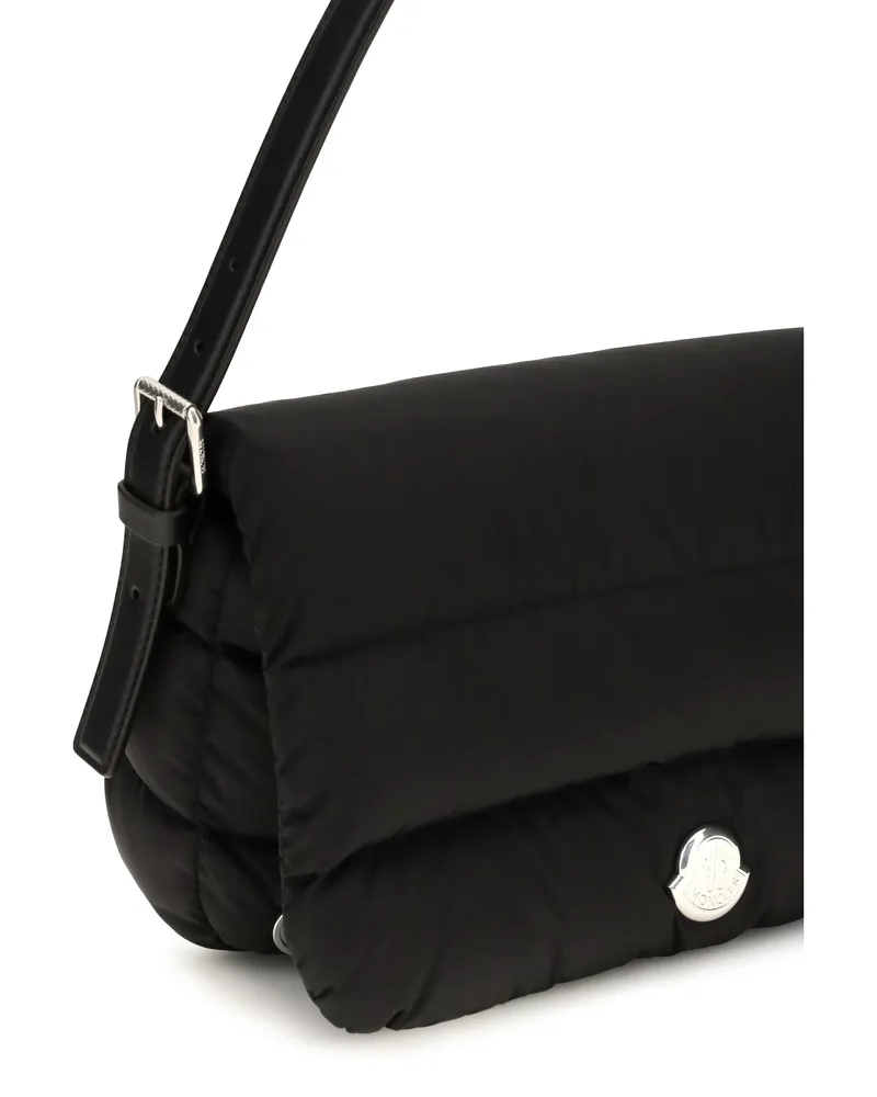 Moncler Women's Shoulder Bag Caradoc Black Nylon Polyamide Black