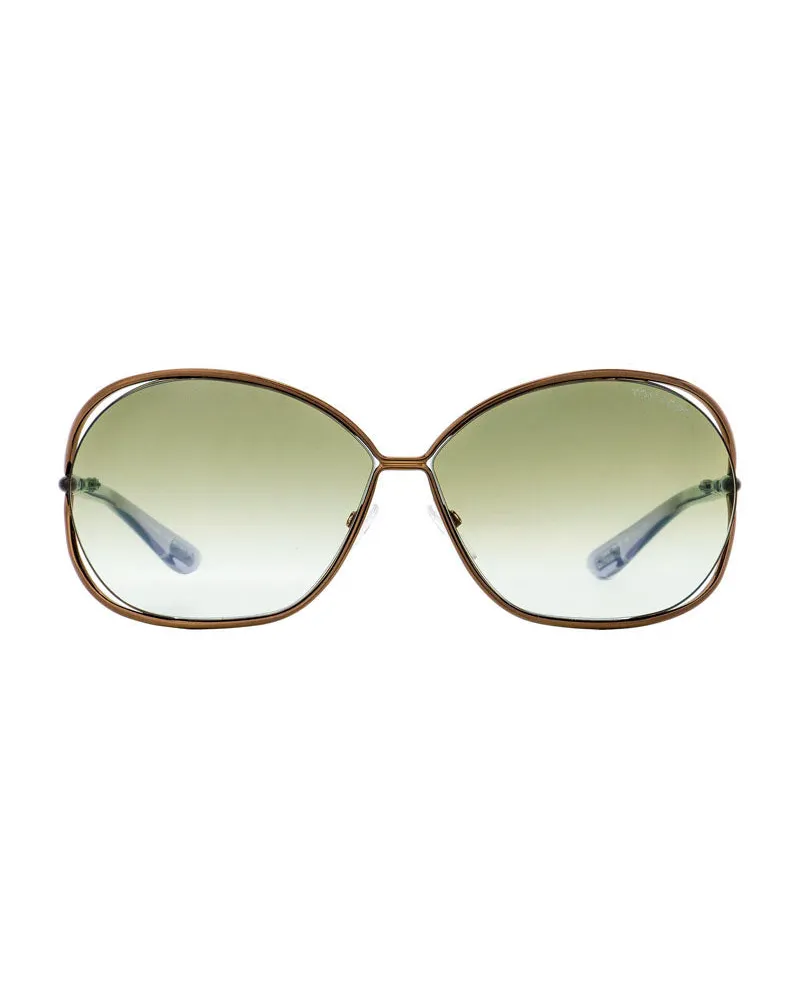 Tom Ford Women's , Frame And Lens Brown Sunglasses Brown