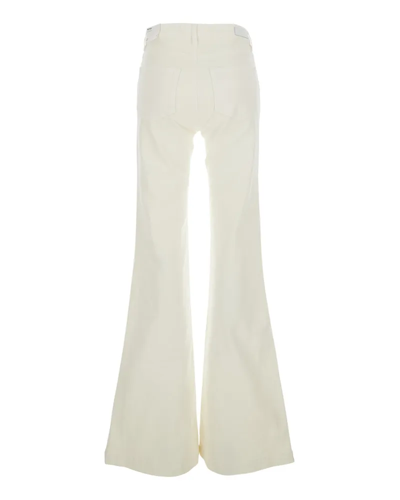 Adriano Goldschmied Women's Jeans Flared White Cotton White