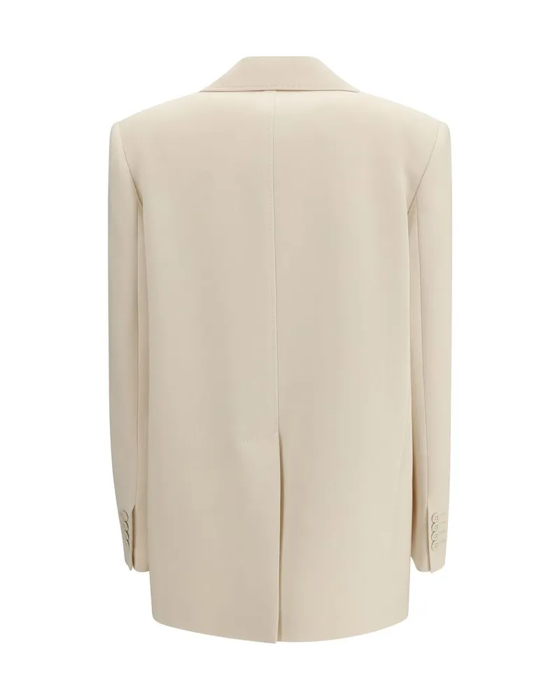 Max Mara Women's Beige Triacetate Blazer Clothing Beige