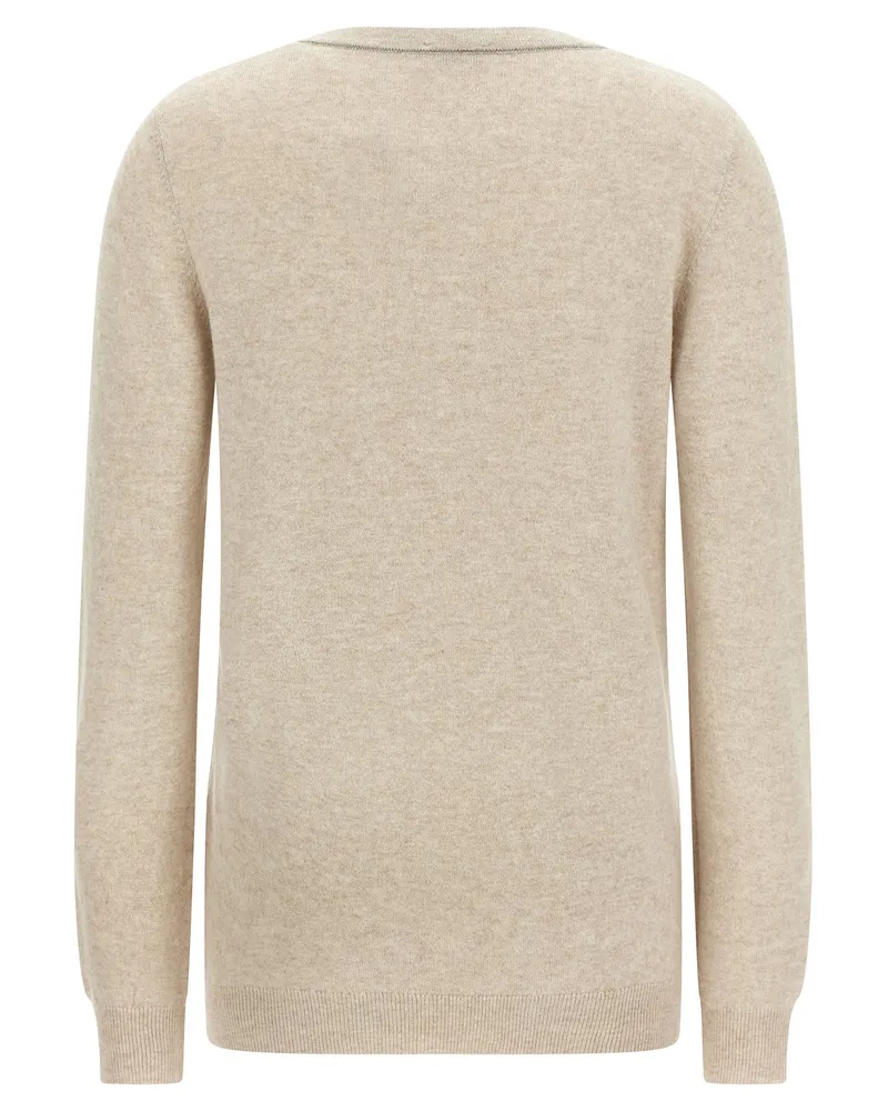 Brunello Cucinelli Women Beige Cashmere Cardigan Clothing Beige