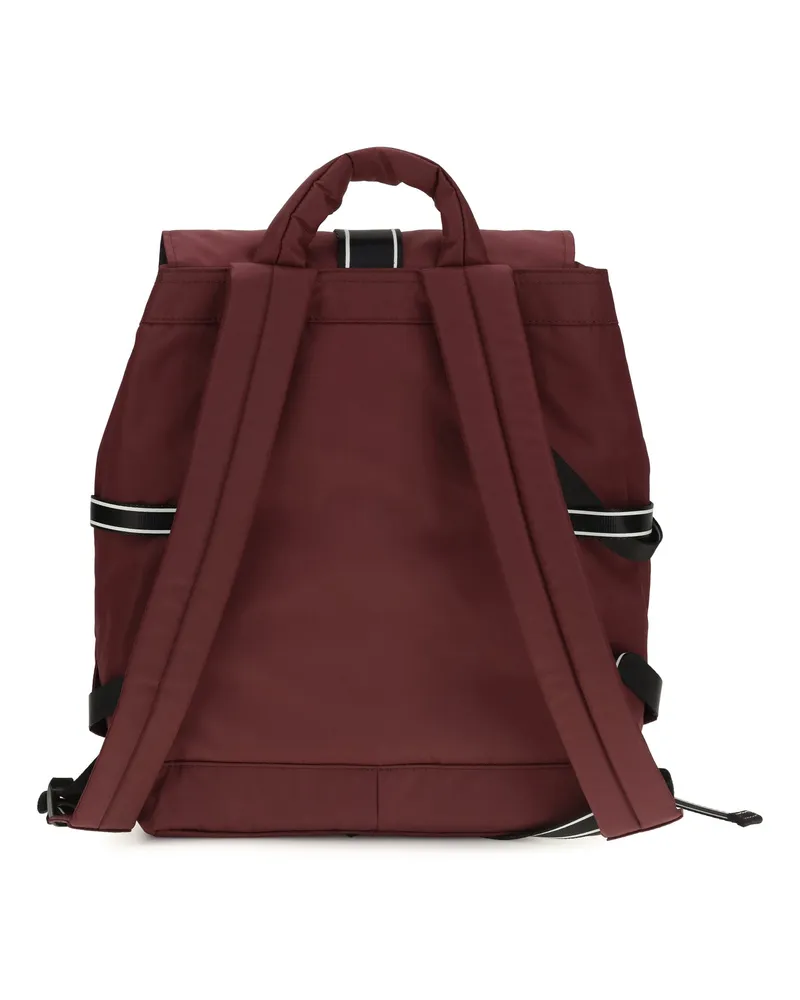 Ganni Women's Backpack Re-Tech Windsor Wine Recycled Polyamide Backpacks Red
