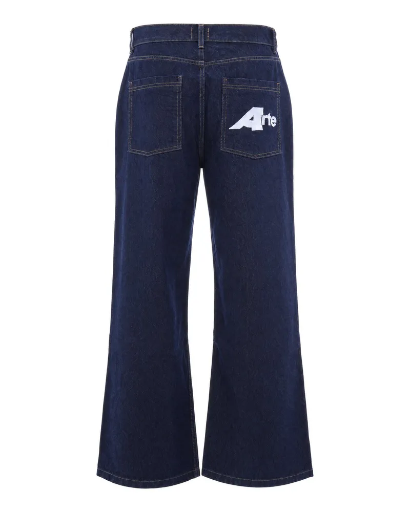 Arte Antwerp Big A Uniform Jeans — Blue Blue
