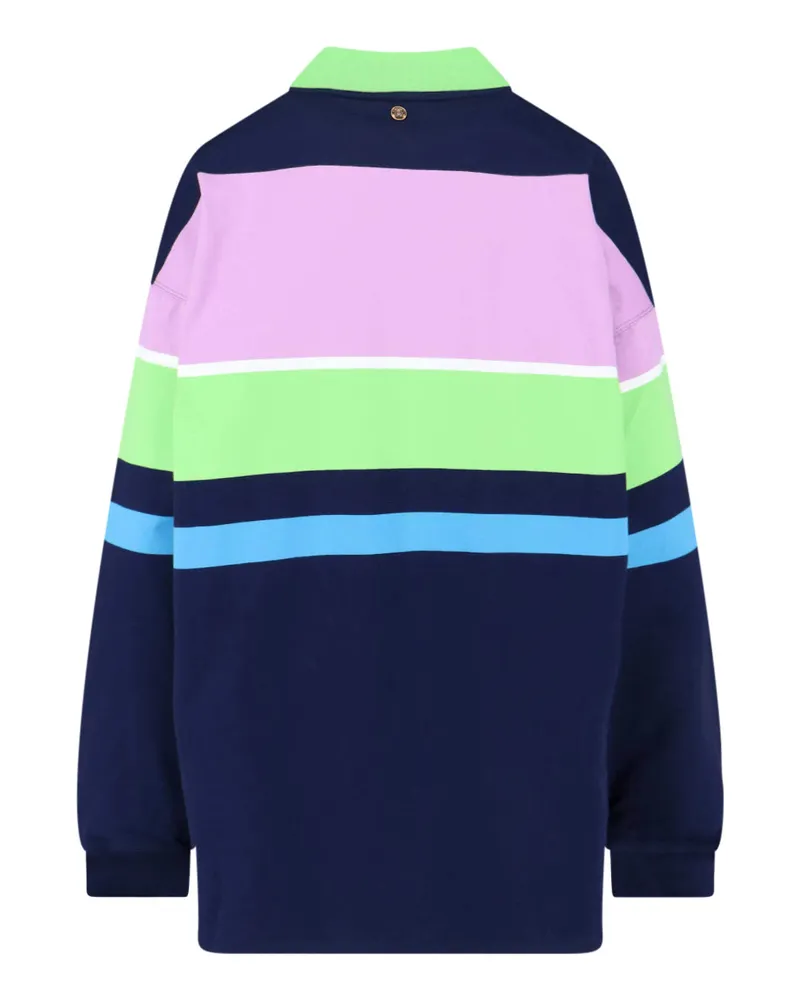 Versace Women's Dresses Multicolour Cotton Navy