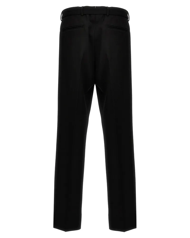 Prada Tailored Wool Trousers — Black Black