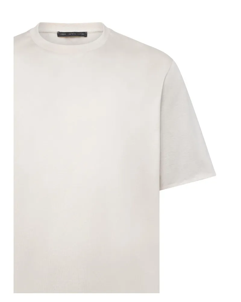 Low Brand Cotton Crewneck T-Shirt — Gray 