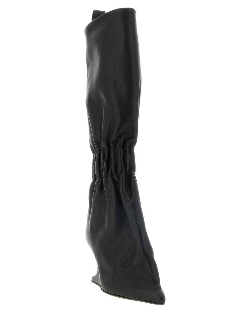 Rick Owens Cantitaquito 8 Boot — Black Black
