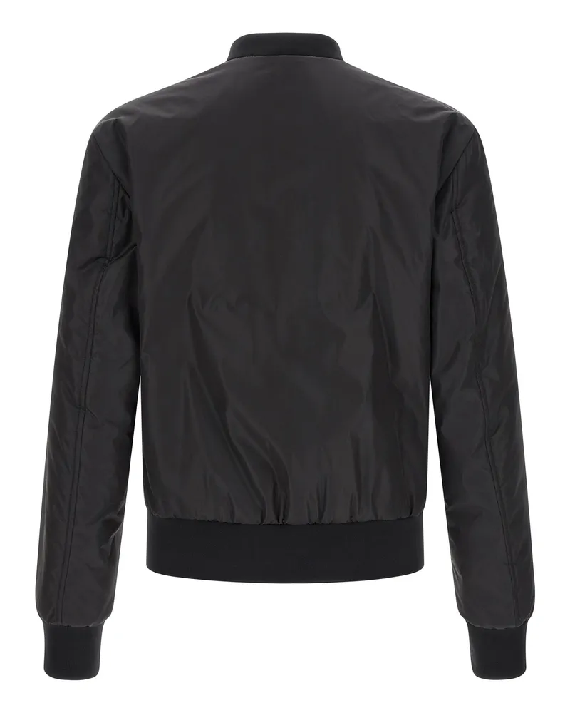 Dolce & Gabbana Men's Black Polyamide Bomber Clothing Black