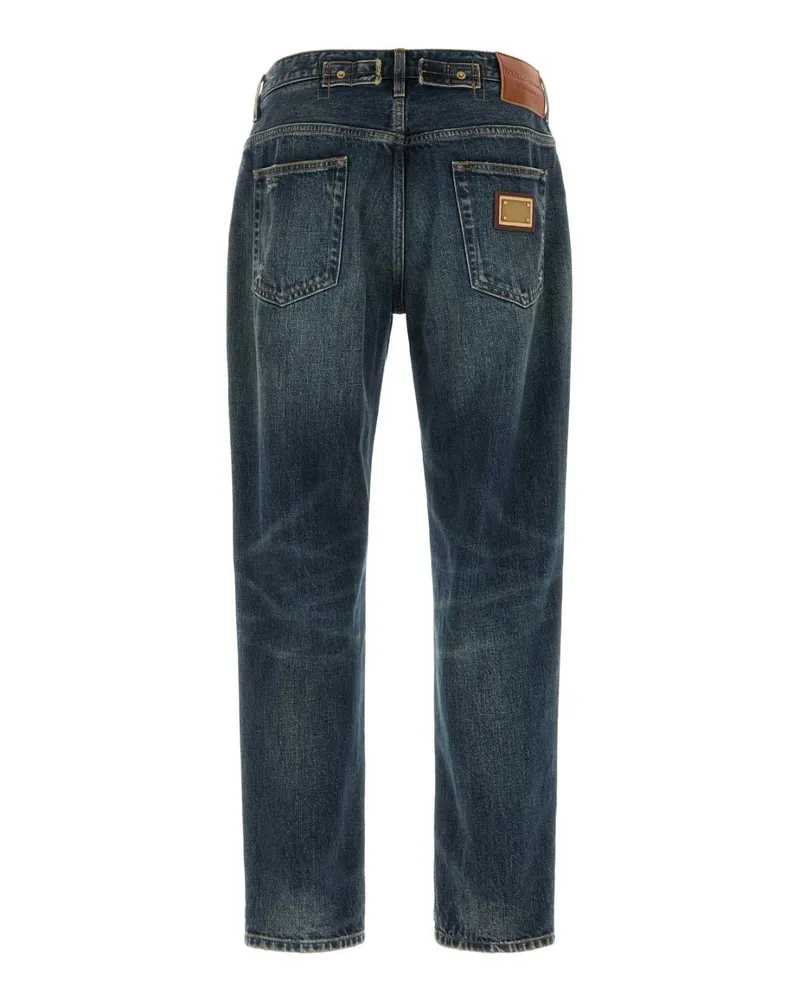 Dolce & Gabbana Men's Denim Jeans Varianteabbinata Exterior: Cotton Blue
