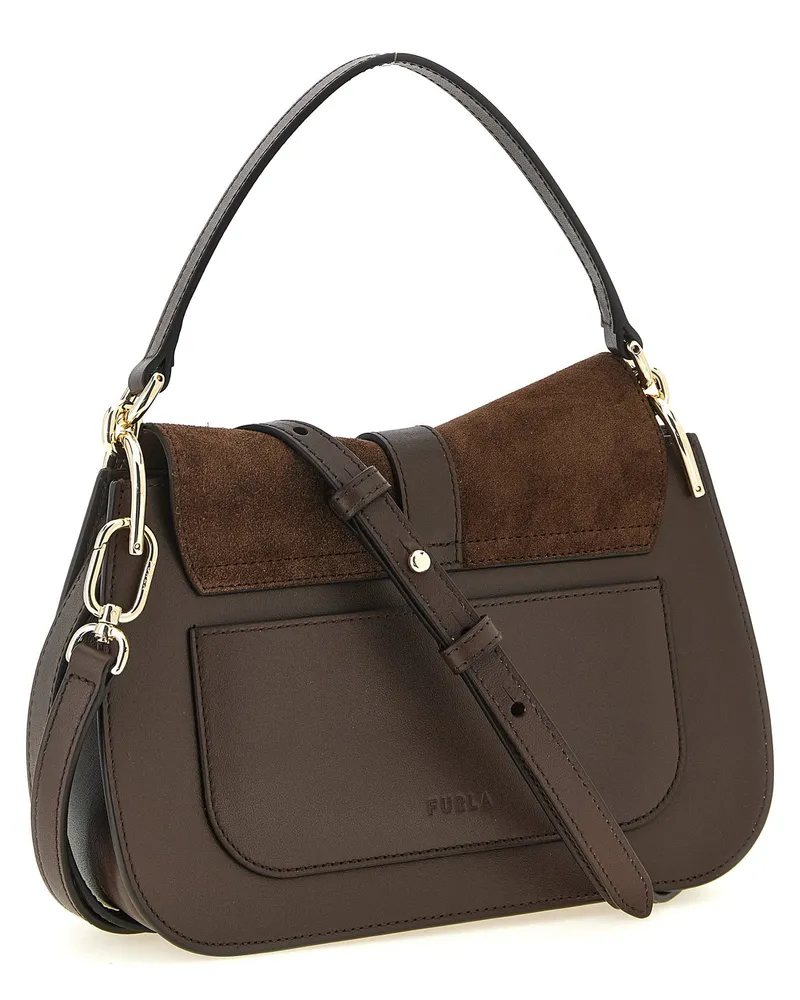 Furla Flow Shoulder Bag — Brown Brown
