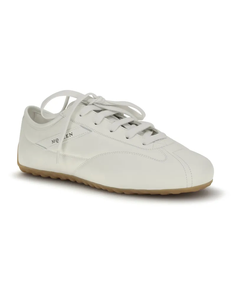 Alexander McQueen Men's Low Boxer Sneakers Off White-White White/white White