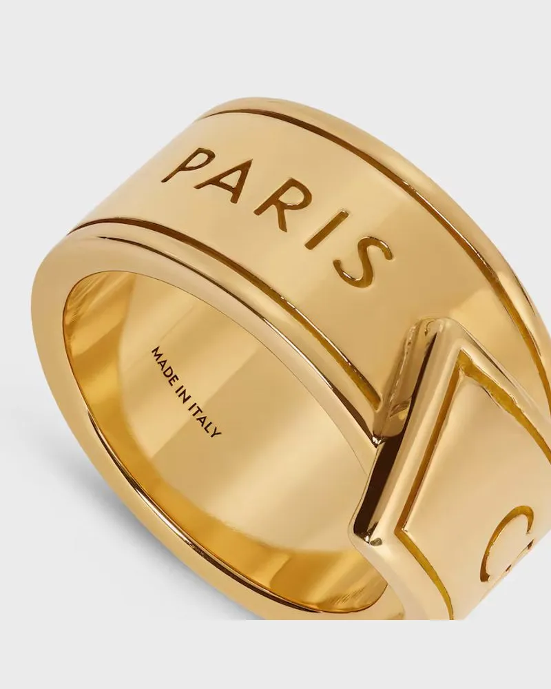 Celine H26 Ring — Gold Gold