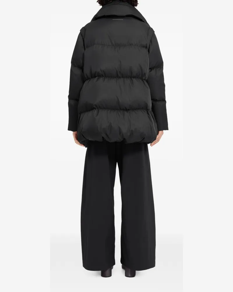 Maison Margiela Quilted Down Down Jacket — Black Black