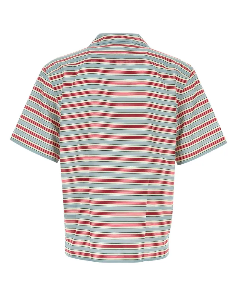 Prada Men's Embroidered Cotton Blend Shirt Astrale Cose-Trochusniloticus Camicie Multicolor