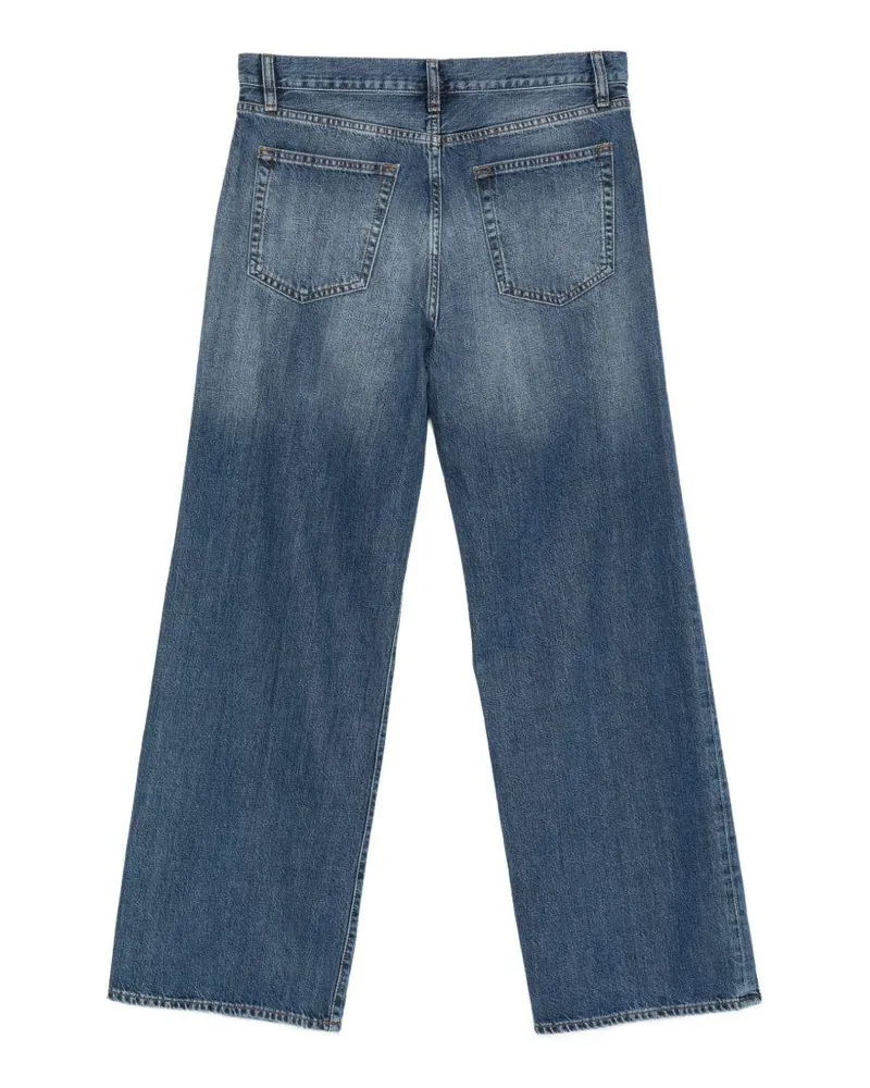 Frame Denim Women's Jeans The Off Duty Stroll Blue Cotton Blue