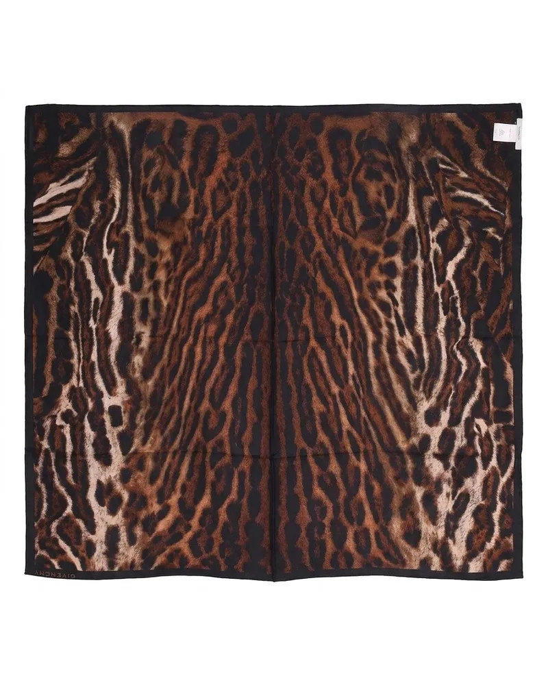 Givenchy Women's Multicolor Silk Scarf Black