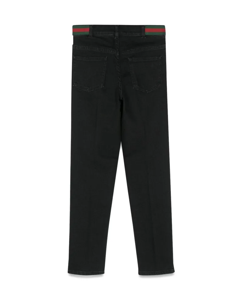 Gucci Cotton Denim Trousers — Blue Blue