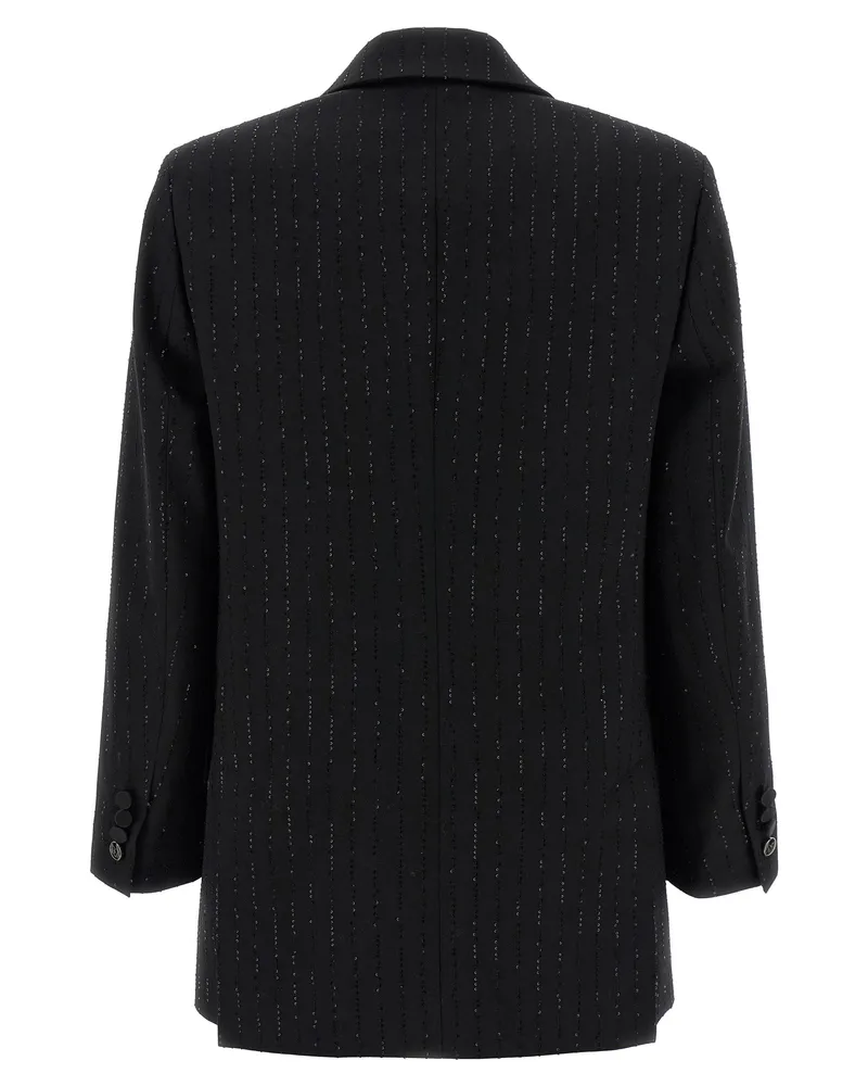 Max Mara Women's Black Virgin Wool Blazer Clothing Black