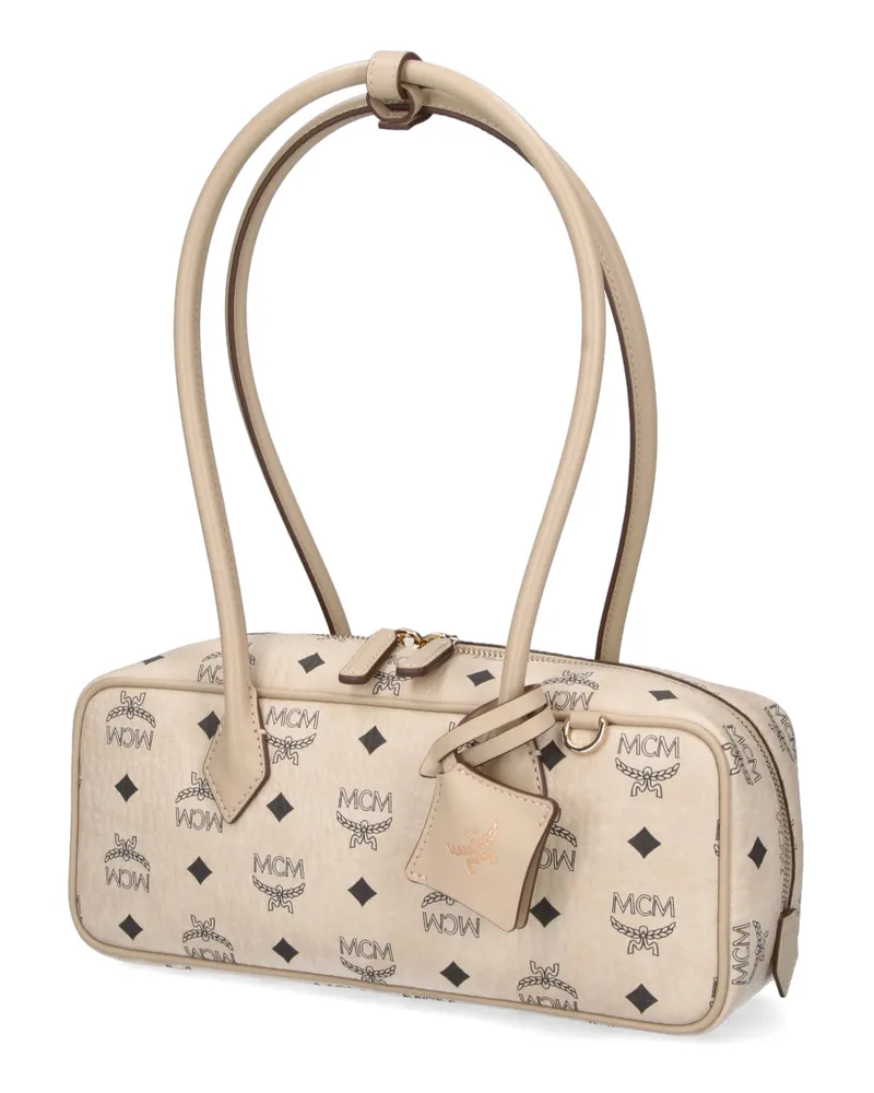 MCM Women's Bags Beige Polyurethane Beige
