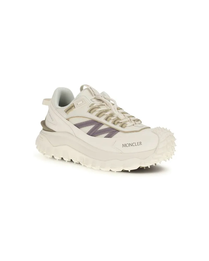 Moncler Women's White Polyester Athletic Sneakers White
