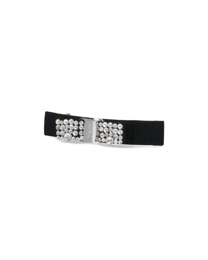 Ferragamo Women's Accessories Black Cotton Black