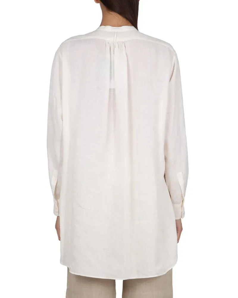 ASPESI Linen Tunic — Ivory Ivory