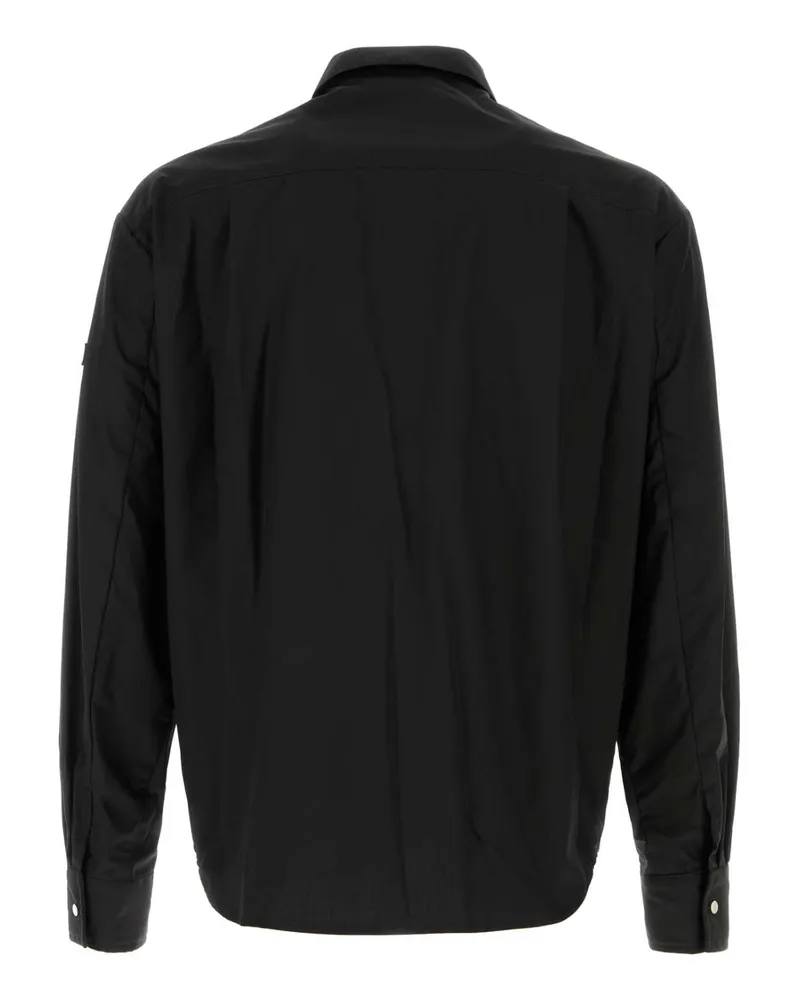 TATRAS Mckz0303073588 001 Black Exterior: Cotton Silk Camicie Shirt Black