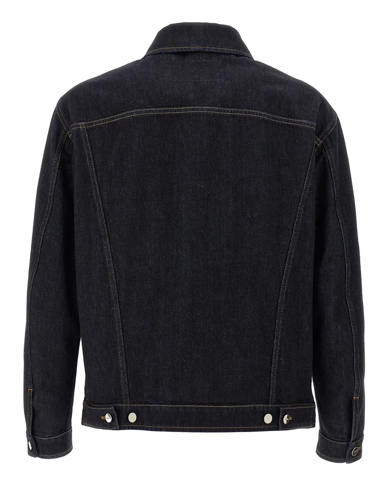 Fendi Men's Blue Cotton Denim Jacket Clothing Blue