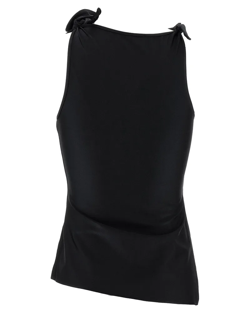 COPERNI Women Black Polyamide Tank Tops Black