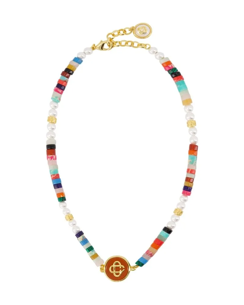 Casablanca Paris Women's Multi Bead Necklace Metal Multicolor Jewelry-Watches Necklaces Multicolor