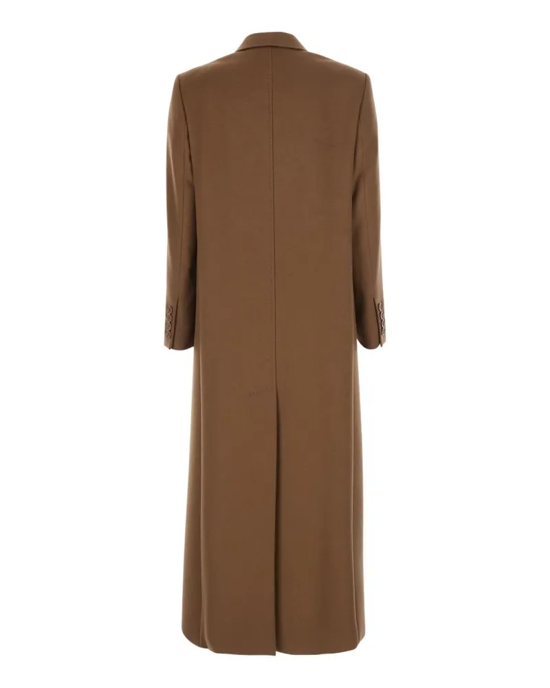 Max Mara Women's Coat Msteffige Beige Virgin Wool Beige