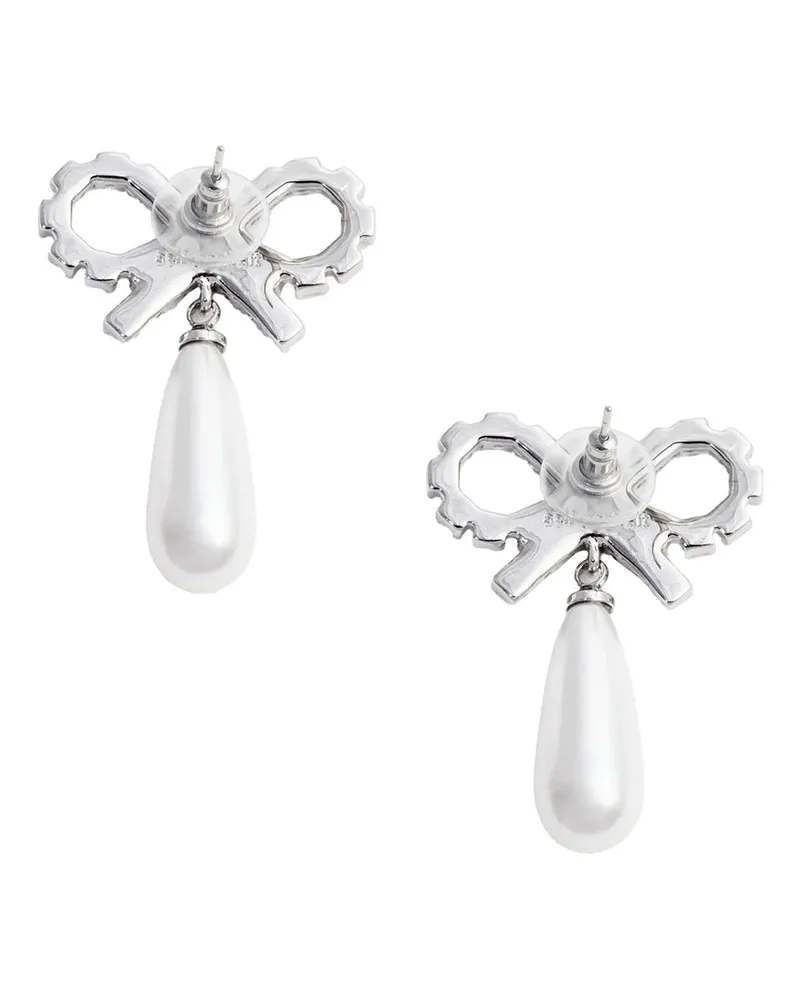 Self-Portrait Women's Drop Earrings Rs26631ep Silver Metallic Copper Silver