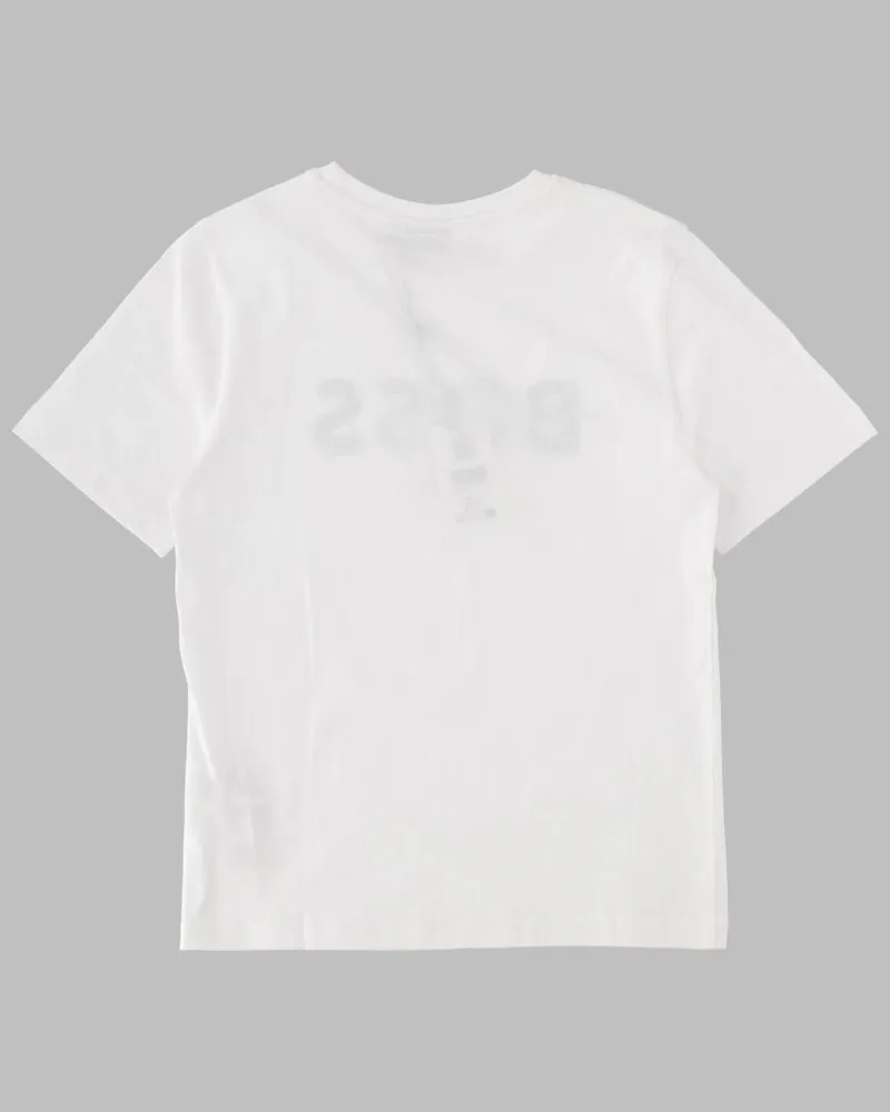 HUGO BOSS Logo Cotton T-Shirt — White White
