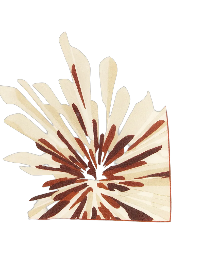 Brunello Cucinelli Women's Beige Silk Scarf Beige