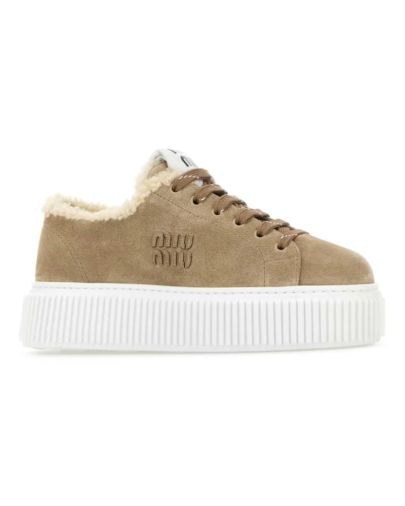 Miu Miu Sneaker — Beige Beige