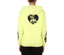 Sacred Heart Logo Hoodie — Yellow