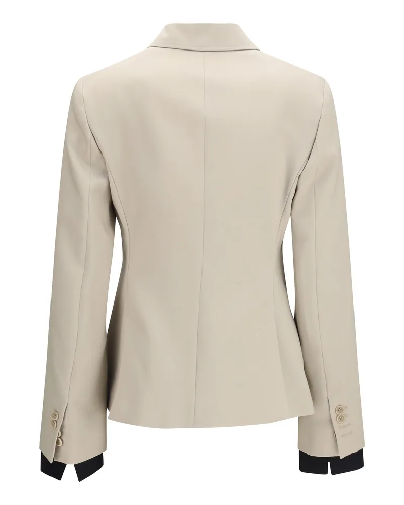 Max Mara Women's Placido Double-Breasted Blazer Wool, Mohair, And Silk Beige Blazers & Vests Beige