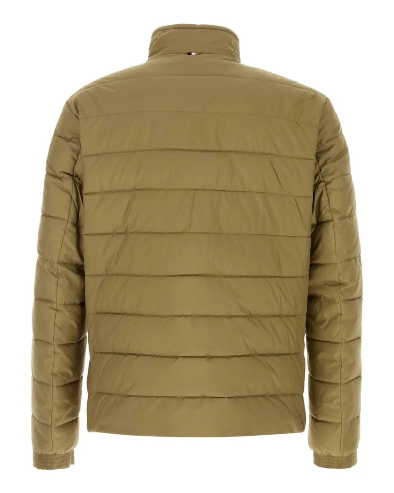 HUGO BOSS Men's Khaki Polyester Padded Jacket Darkbeige Piumini Down Beige