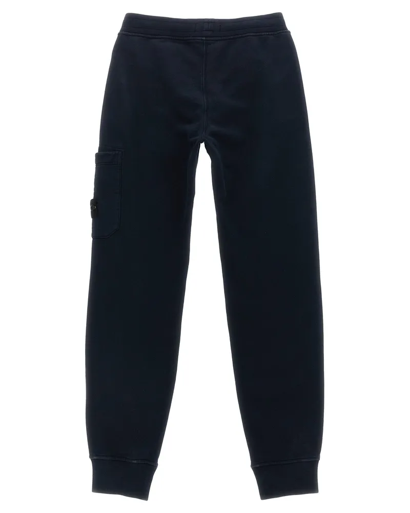 Stone Island Organic Cotton Cargo Joggers — Navy Navy