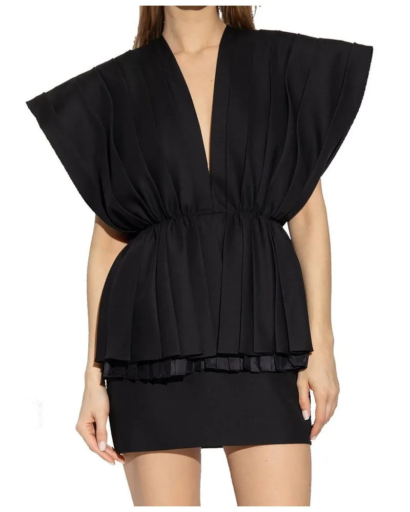 Gucci Women's Black Wool Casual Dress Black