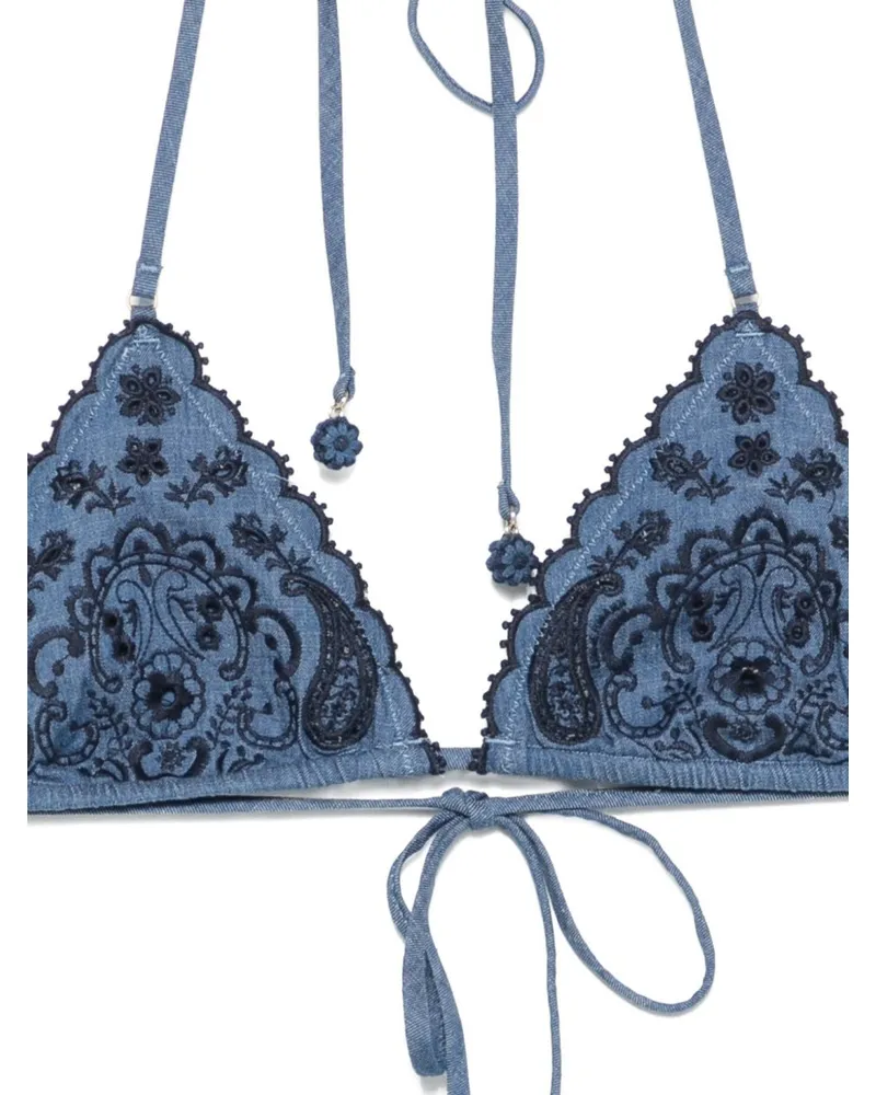 Zimmermann Aster Bikini — Navy Navy