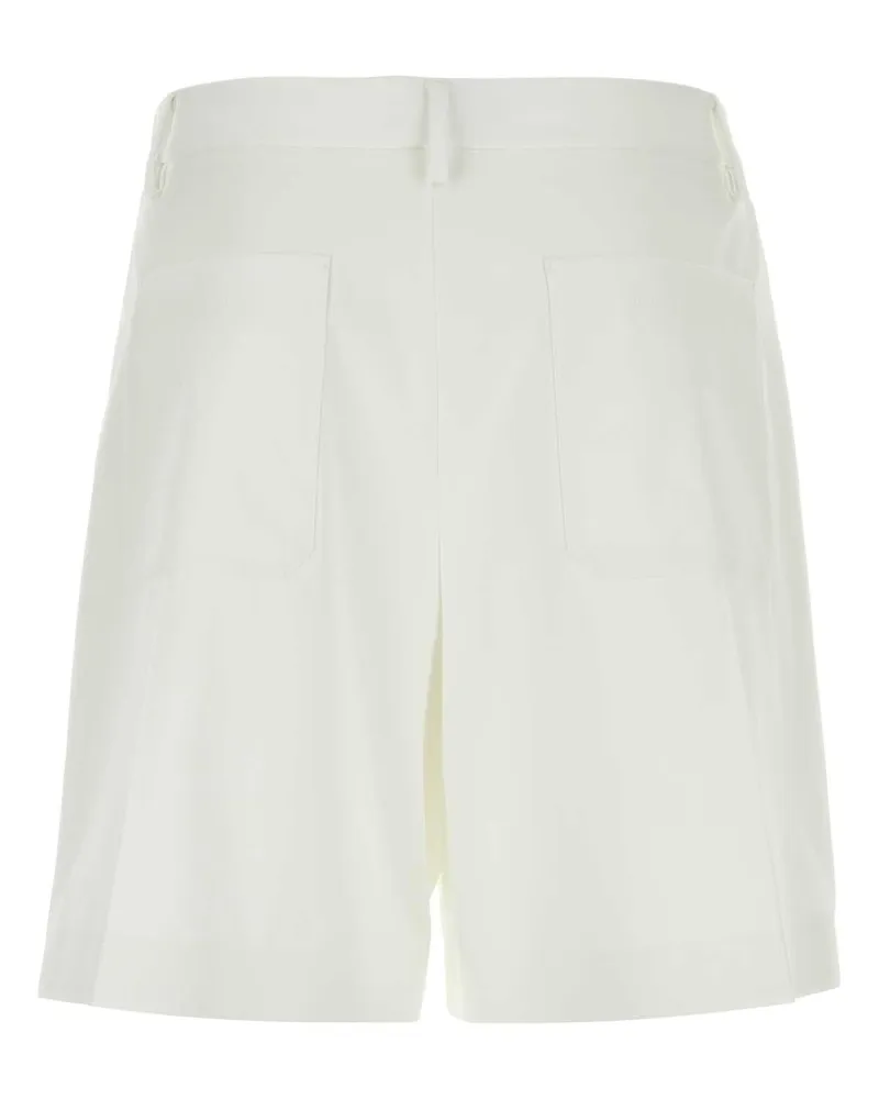 Valentino Garavani 4v0rdd129sf 0bo Bianco Exterior: Virgin Wool Silk Bermuda Short White