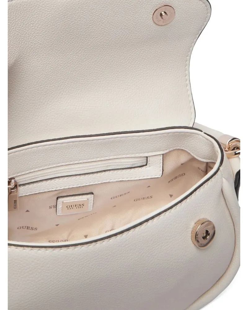 Guess Women's Shoulder Bag Off White Polyurethane - Shoulder-Bags White
