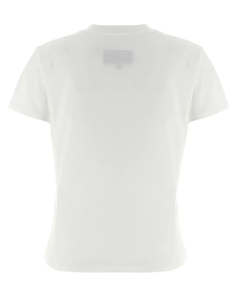 Maison Margiela Women's White Cotton T-Shirt White