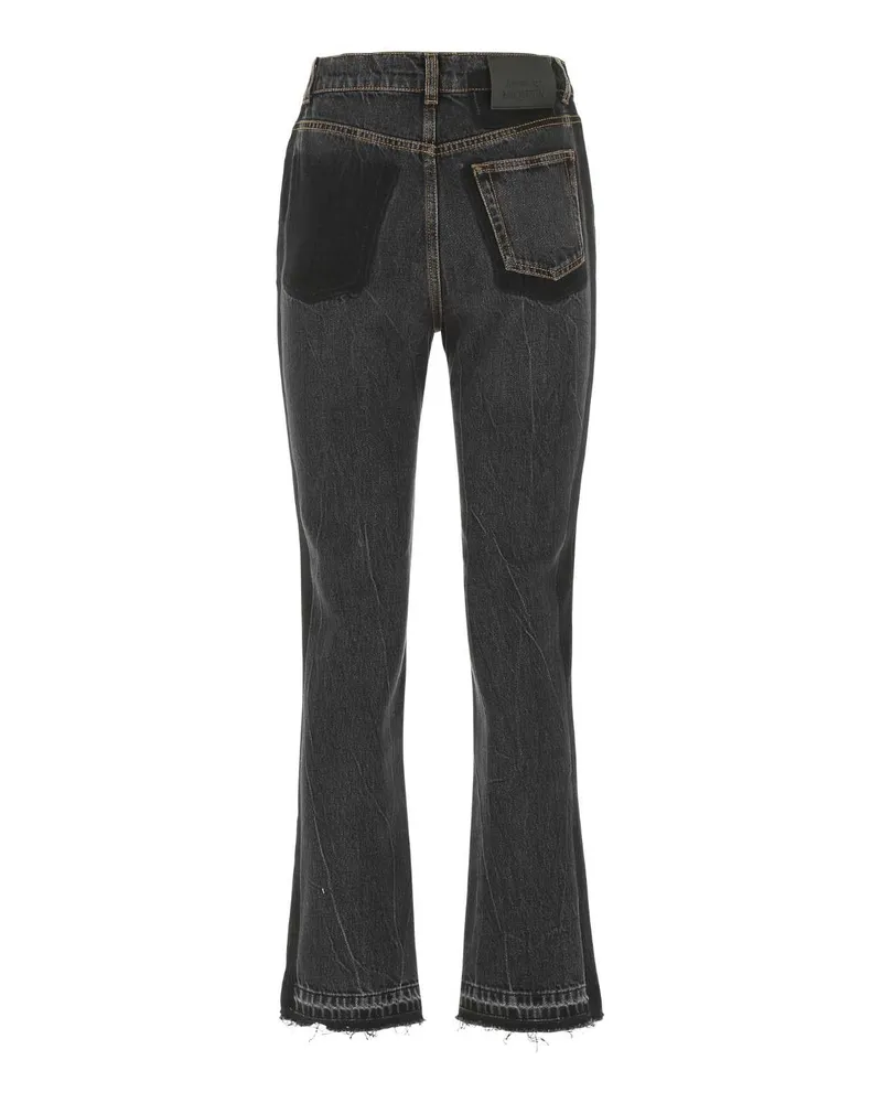 Alexander McQueen Women's Black Denim Jeans 1131 Exterior: Cotton Black