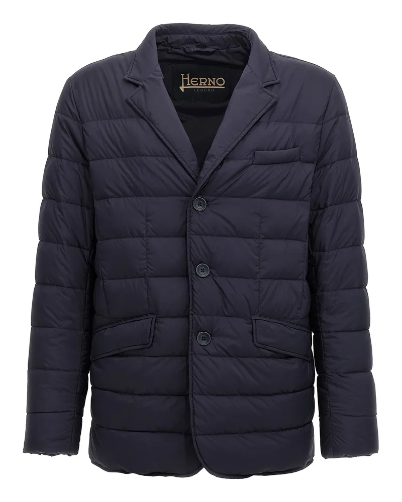 Herno Harness Insert Blazer — Navy Navy