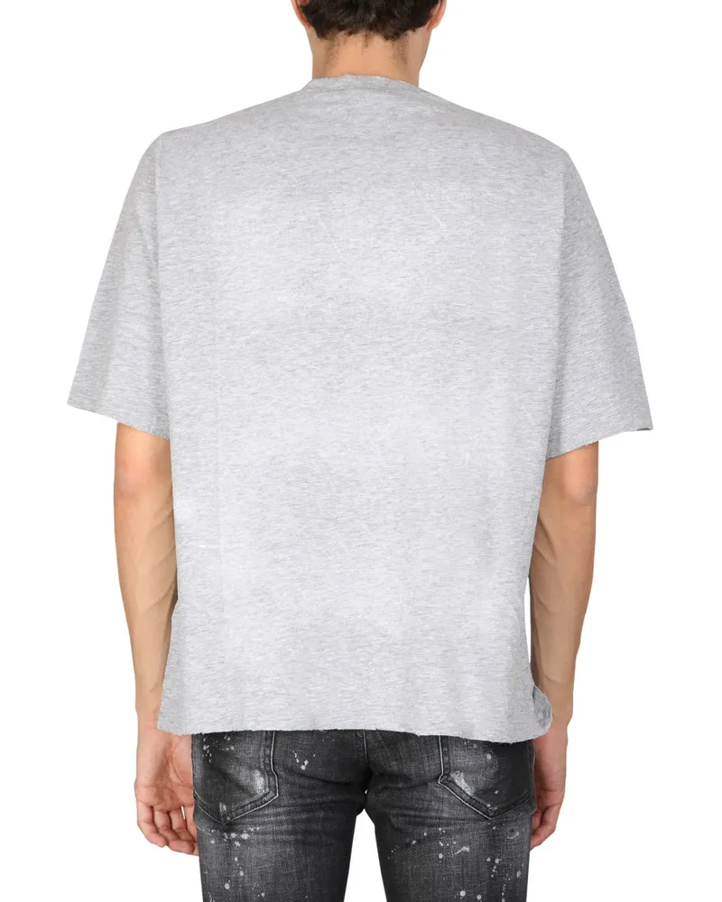 Dsquared2 Dragon Bros T-Shirt — Gray Gray